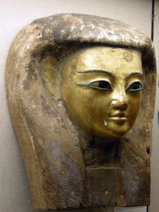 Head from a sarcophagus, Sait Period
