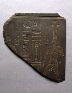 The Nile God Hapi Ritually Tying Together Upper and Lower Egypt
