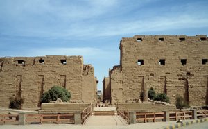 View of the Temple of Karnak, Egypt