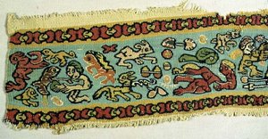 Polychrome Textile, Egyptian, Coptic Period 4th-12th Century by Egyptian Egyptian
