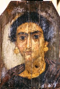 Portrait of a Woman, c.100-300 by Egyptian Egyptian