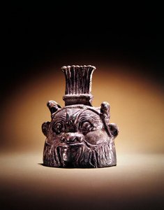 Bell in the form of Bes by Egyptian Ptolemaic Period