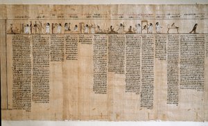 Papyrus of a Book of the Dead by Egyptian Ptolemaic Period