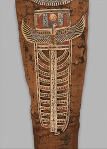 Mummy of Nesmin (detail) by Egyptian Ptolemaic Period