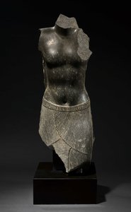 Torso of Amenpayom, probably 200-100 BC by Egyptian Ptolemaic Period