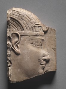 Votive Relief of a King, Greco-Roman Period, 305-246 BC
