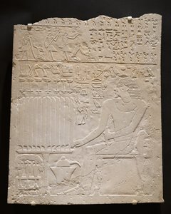Relief from the Tomb of Khnumti, c.2345-2184 BC by Egyptian School