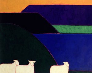 Fjord Snaefellness, 1999 by Eithne Contemporary Artist Donne