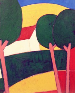 Provencal Landscape, 1997 by Eithne Contemporary Artist Donne