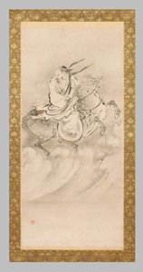 Chokoro on Horseback by Eitoku Kano