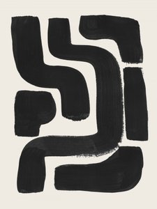 Abstract Black Shapes