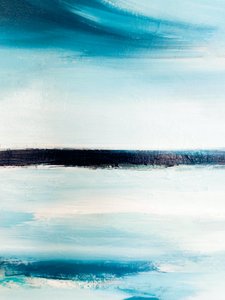 Abstract Blue Horizon