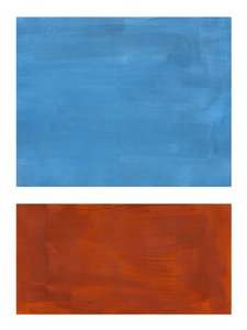 Abstract Blue Rust Blocks