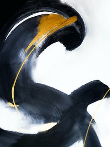 Abstract Gold Flow by Ejaaz Haniff
