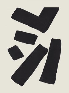 Black Abstract Strokes by Ejaaz Haniff