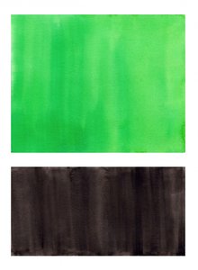 Deep Green Brown Blocks by Ejaaz Haniff
