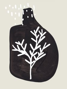 Minimalist Winter Tree