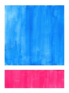 Modern Blue Pink Abstract