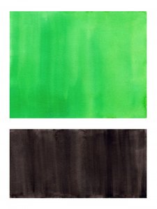 Vibrant Green Black Abstract by Ejaaz Haniff
