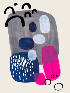 Vibrant Painted Shapes
