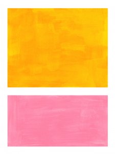 Vibrant Yellow Pink Strokes