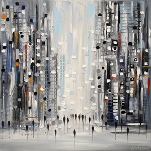City Flow Abstract