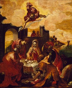 Adoration of Shepherds by El (1541 1614) Greco