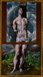 Saint Sebastian by El (1541-1614) Greco