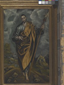 St. Judas Thaddaeus or St. Thomas by El (1541 1614) Greco