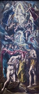 The Baptism of Christ by El (1541 1614) Greco