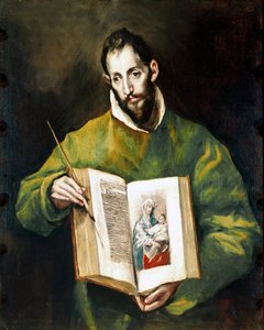 Apostolate of the Cathedral of Toledo: The Apostle Saint Luke Evangelist by El Greco