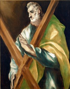 Apostle Saint Andrew. Painting by El Greco