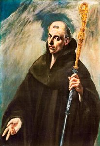 Portrait of Saint Benedict of Nursia by El Greco
