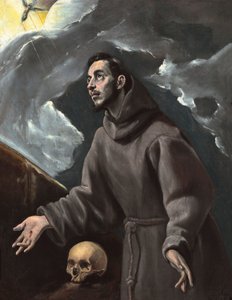 Saint Francis receiving the Stigmata by El Greco