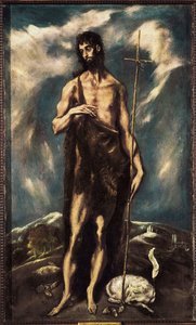 Saint John the Baptist by El Greco