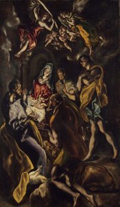 The Adoration of the Shepherds, c.1612-14 by El Greco