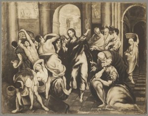 Christ Driving the Money Changers from the Temple by El Greco