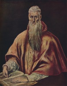 Saint Jerome as Cardinal by El Greco