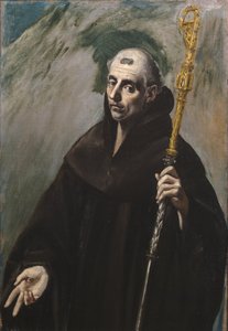 Saint Benedict of Nursia, 1577-1579 by El Greco