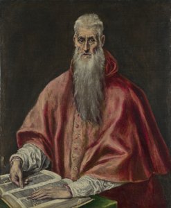 Saint Jerome as Cardinal by El Greco