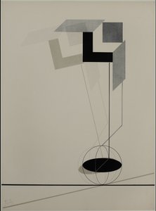 Proun by Eliezer Markowich Lissitzky