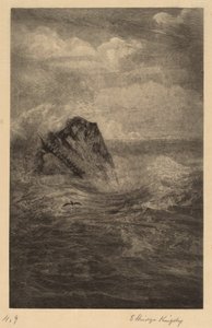 A Rock in the Sea by Elbridge Kingsley