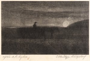 Plodding Homeward by Elbridge Kingsley