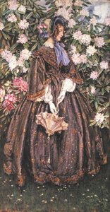 Lady with a Parasol by Eleanor Fortescue Brickdale