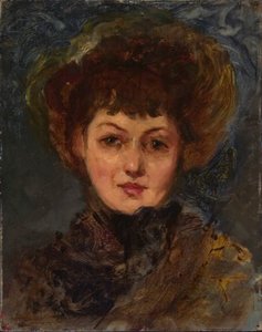 Portrait of Mrs. John Gellatly by Eleanor Greatorex