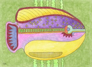 Vibrant Abstract Organism