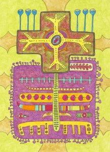Vibrant Organic Abstract Structure