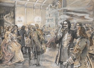 Easter Celebrations at the Court of Peter the Great by Elena Petrovna Samokish Sudkovskaya