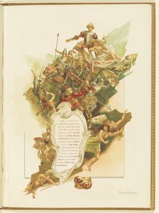 Program for the ballet La Perle by Marius Petipa and Riccardo Drigo by Elena Petrovna Samokish Sudkovskaya
