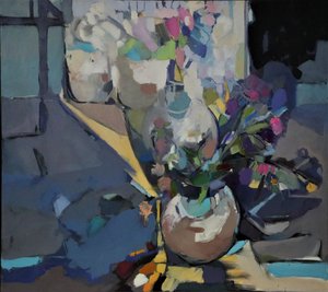 Vibrant Floral Still Life by Elena Shraibman